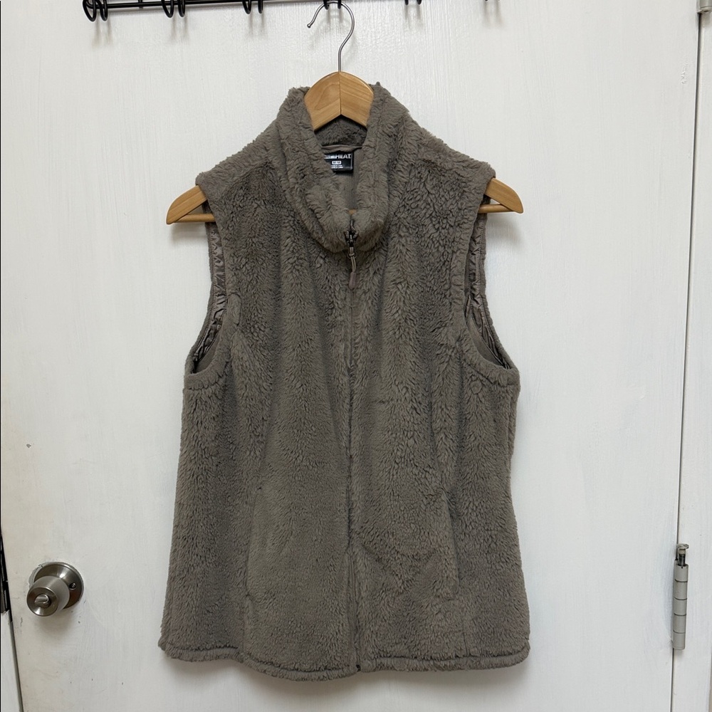 32 Degrees Women's Gray Fleece Vest